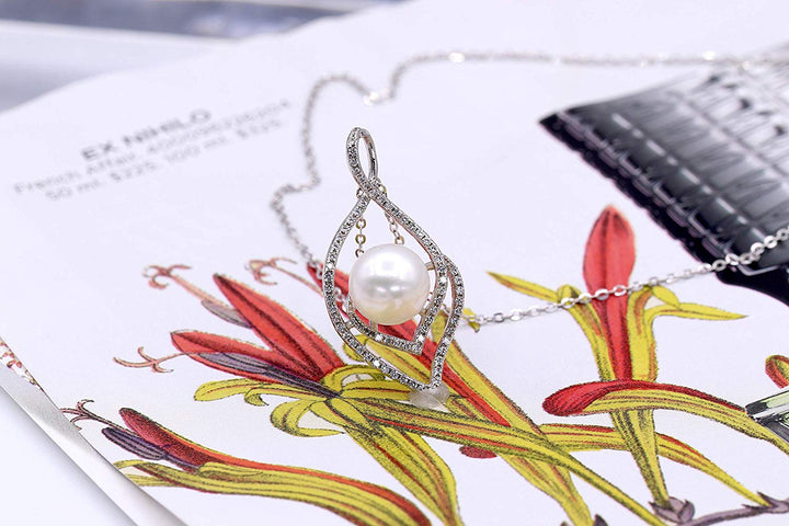 Lucky Peacock Genuine Pearl Necklace