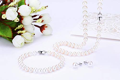 CHAULRI Freshwater Cultured Pearl Necklace Set