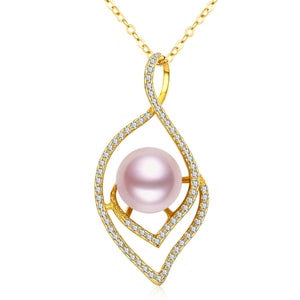 Lucky Peacock Genuine Pearl Necklace